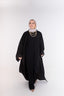 Dotted double face abaya