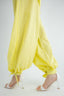 Striped Poplin Pants - Yellow