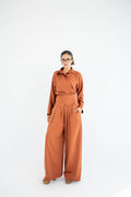 V-neck Copra Set - Orange