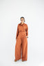 V-neck Copra Set - Orange