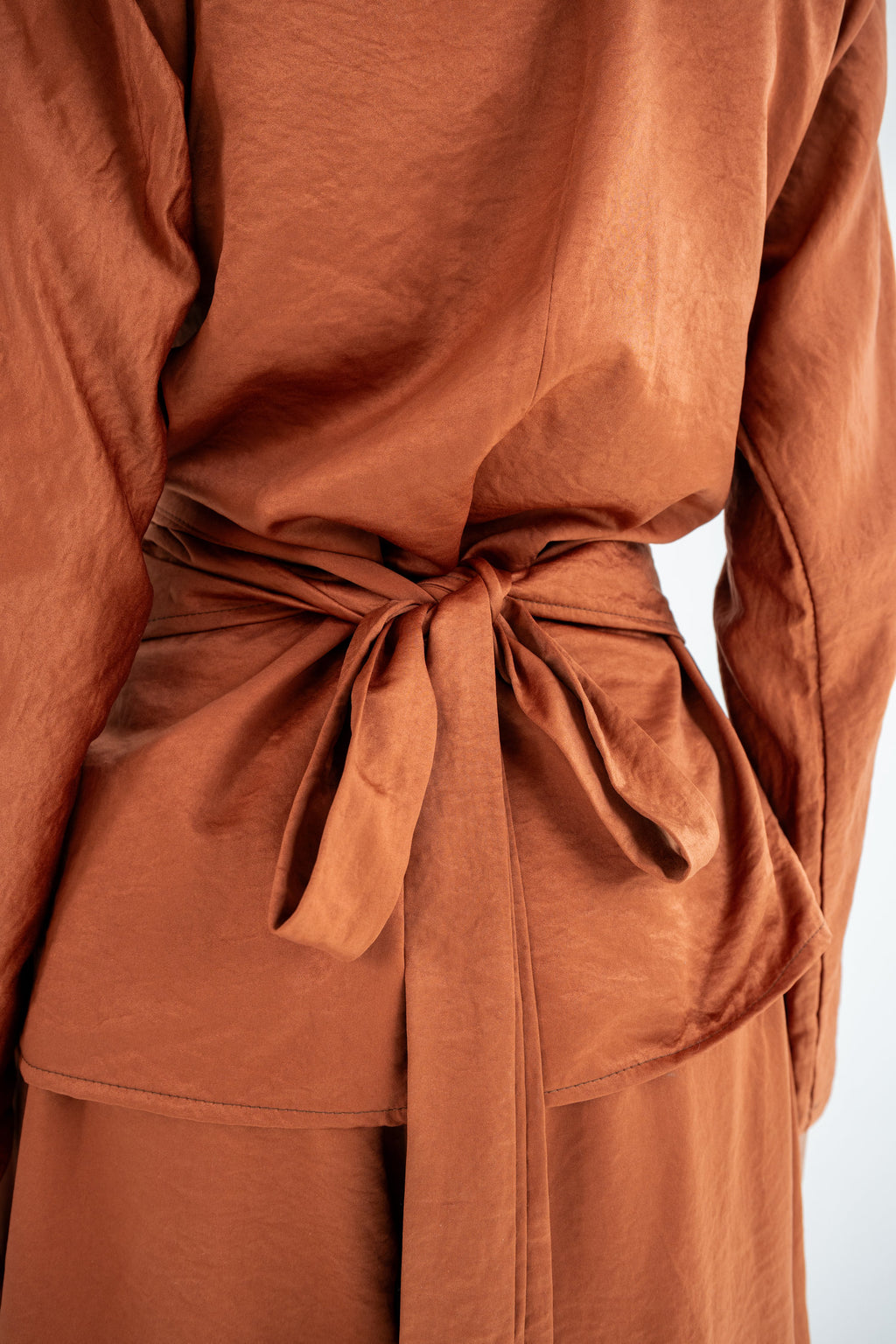 V-neck Copra Set - Orange