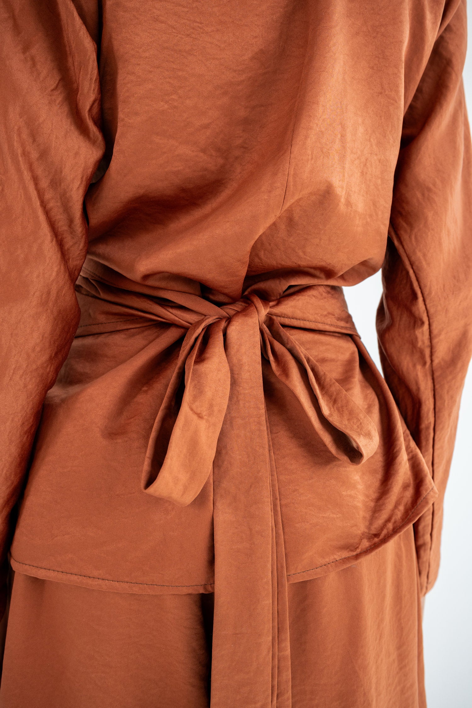 V-neck Copra Set - Orange