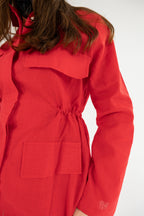 Structured Linen Set - Red