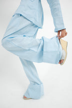 Structured Linen Set - Baby Blue