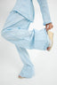 Structured Linen Pants - Baby Blue