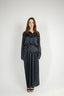 Polka Dot Satin Set - Black