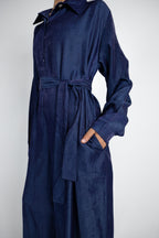 Relaxed Denim Jumpsuit - Blue