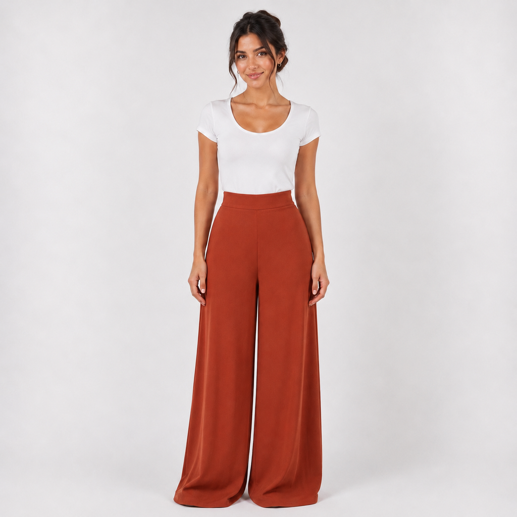 The Signature Wide Leg Pants