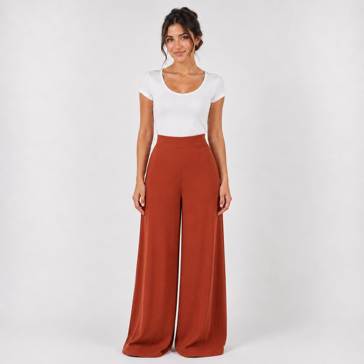 The Signature Wide Leg Pants