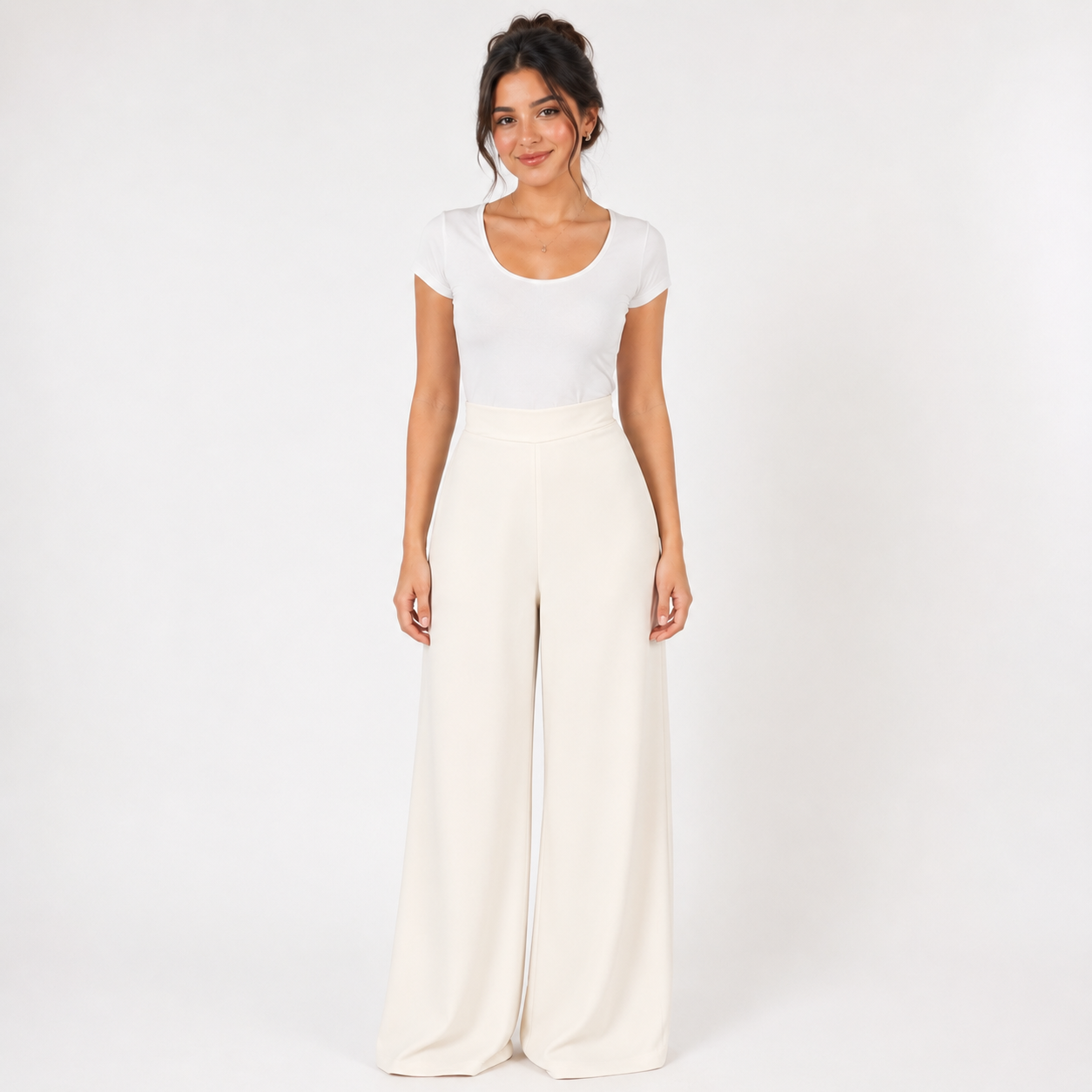 The Signature Wide Leg Pants