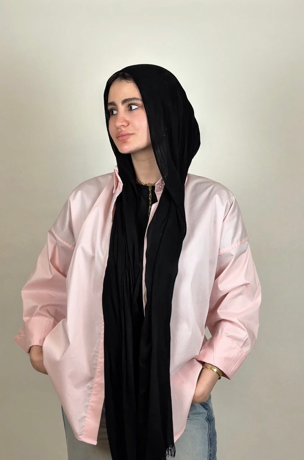 قميص بوبلين