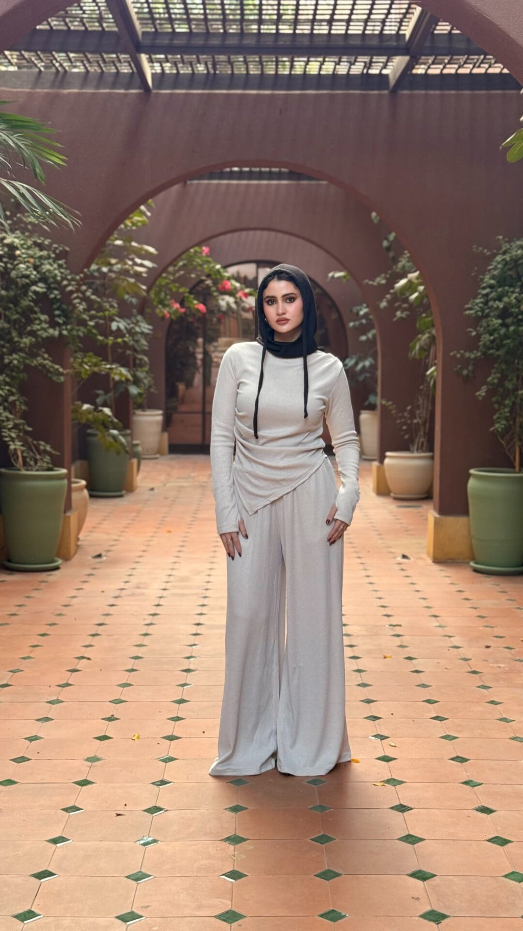 طقم بيجاما من نسيج ناعم