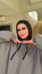 فستان هودي غير مكتمل