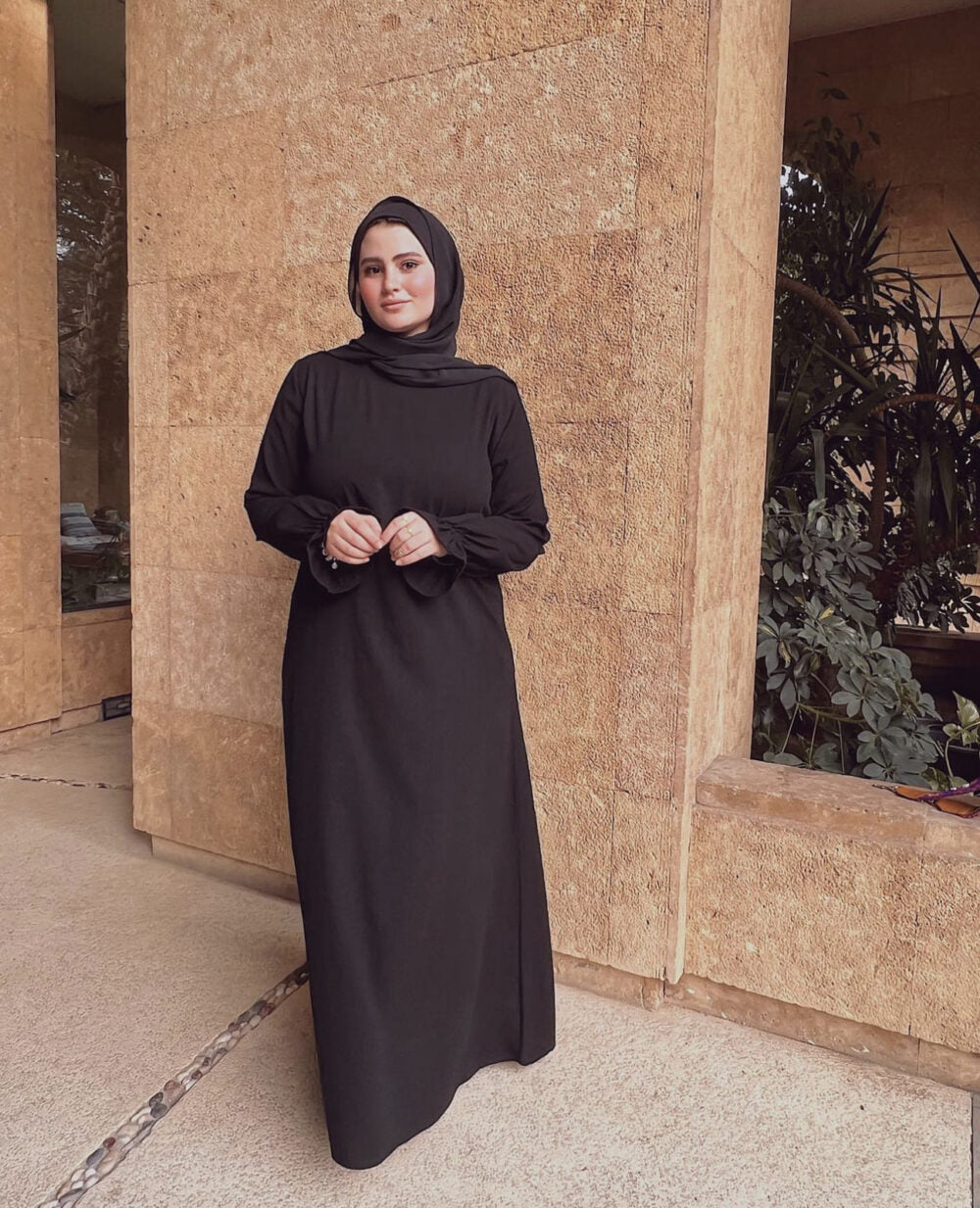عباية مخططة