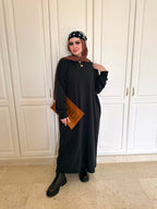 فستان بغطاء رأس