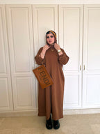 فستان بغطاء رأس