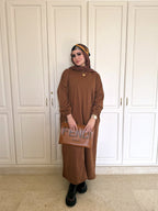 فستان بغطاء رأس