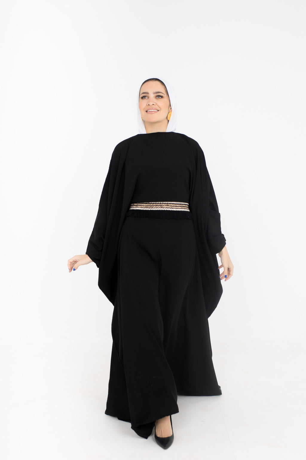 Butterfly Embroidered Abaya