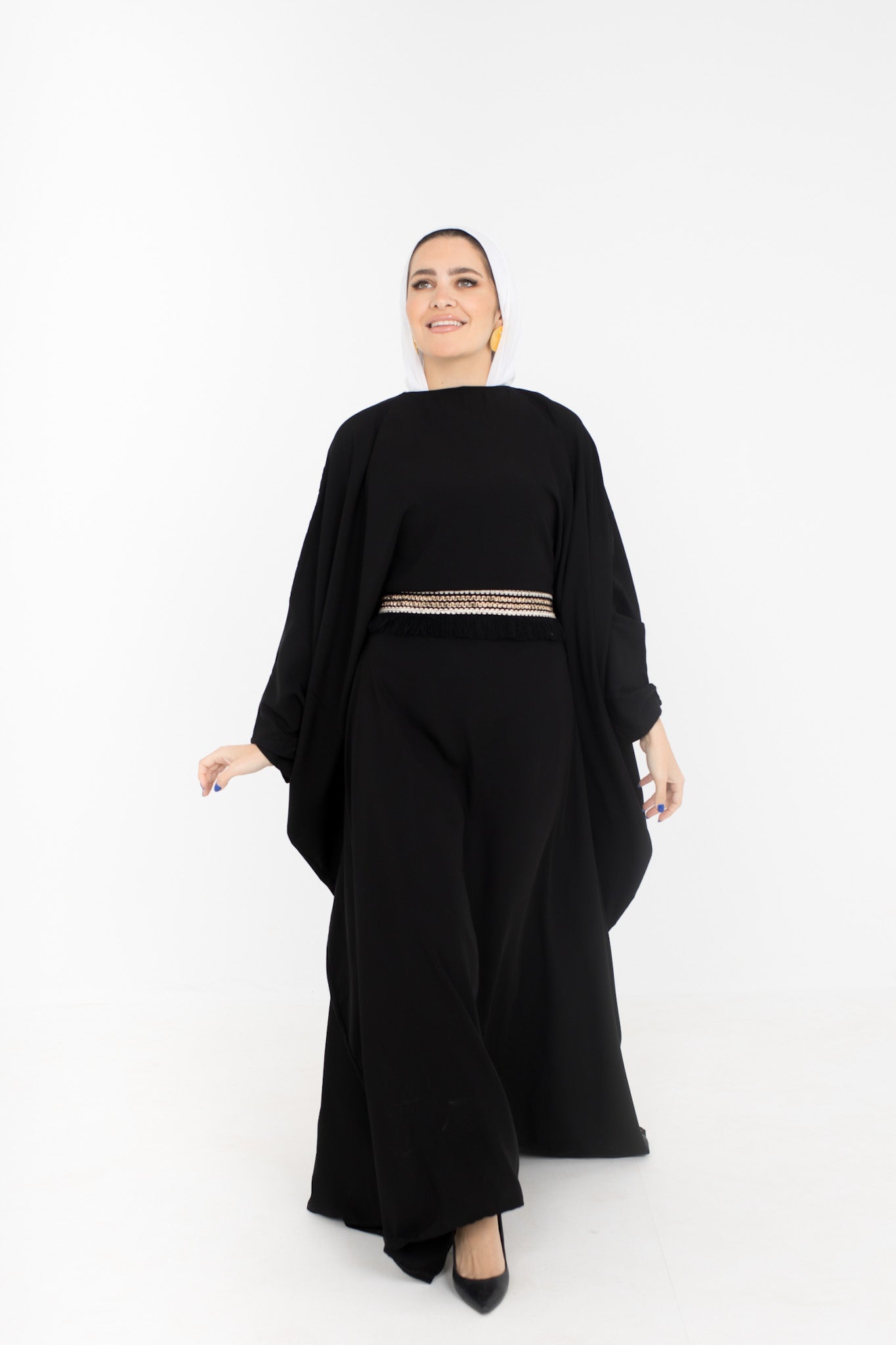 Butterfly Embroidered Abaya