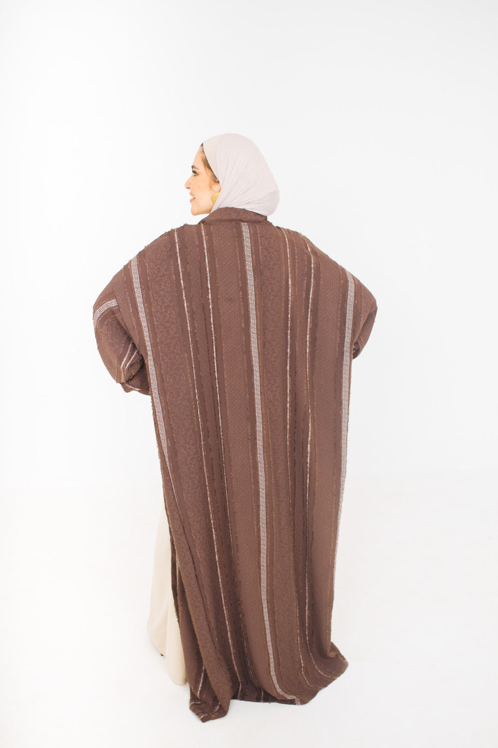 Versace print Abaya