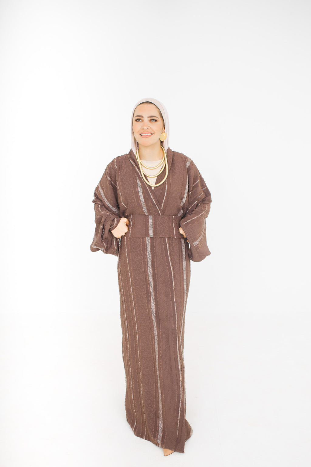 Versace print Abaya