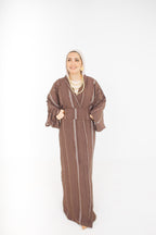 Versace print Abaya