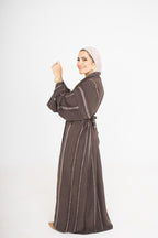 Versace print Abaya